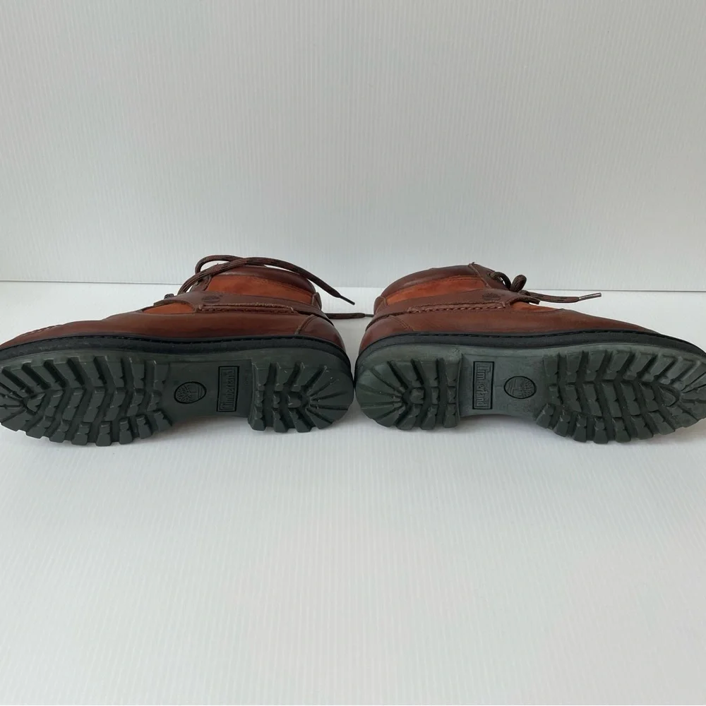 Timberland Leather Moccasin Chukka Brown Boots Women’s Sz 6 Waterproof Gore-tex - Picture 13 of 14